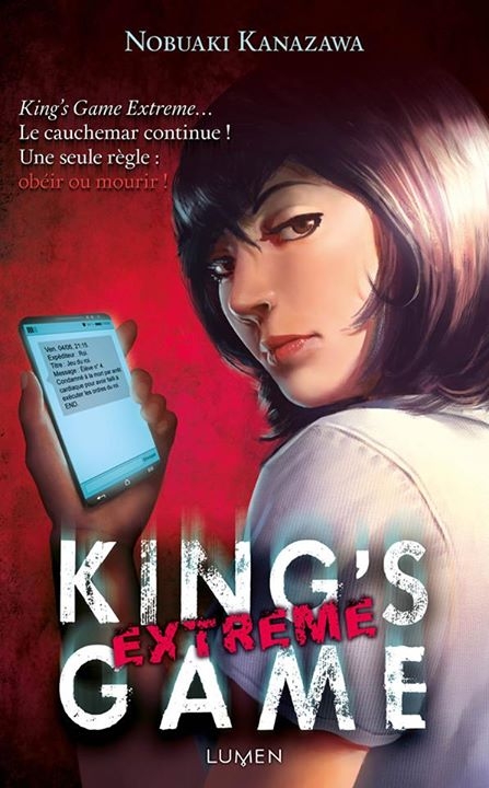 Couverture King's Game (roman), tome 2 : King's Game Extreme