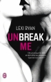 Couverture Unbreak me, tome 1 Editions J'ai Lu 2015