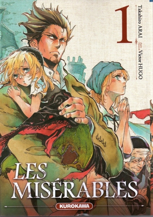 Couverture Les misérables (manga), tome 1