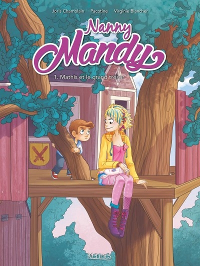 Couverture Nanny Mandy, tome 1 : Mathis et le grand trésor