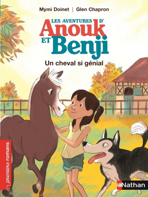 Couverture Les aventures d'Anouk et Benji : Un cheval si génial
