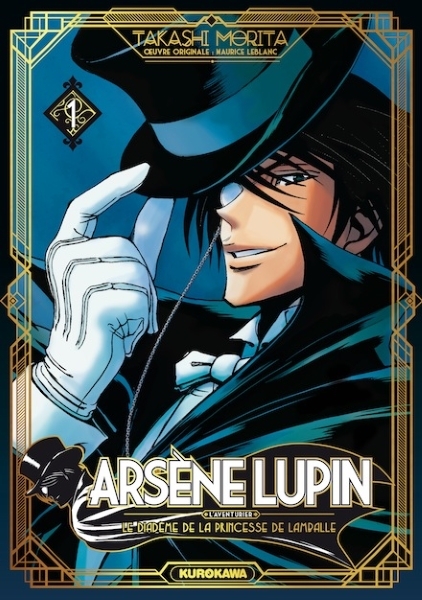 Couverture Arsène Lupin, L'aventurier, tome 1 : Le diadème de la princesse de Lamballe