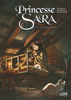 Couverture Princesse Sara, tome 2 : La Princesse déchue