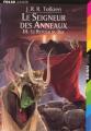 Couverture Le Seigneur des Anneaux, tome 3 : Le Retour du Roi Editions Folio  (Junior) 2000