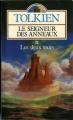 Couverture Le Seigneur des Anneaux, tome 2 : Les deux Tours Editions Presses pocket 1986