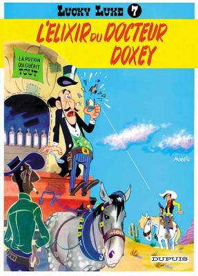 Couverture Lucky Luke, tome 07 : L'Élixir du Docteur Doxey