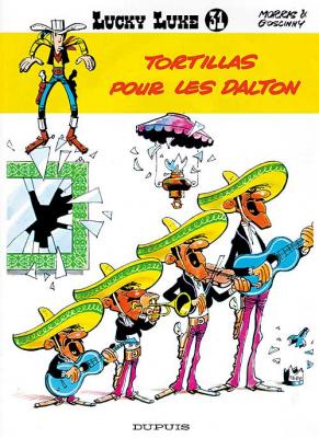 Couverture Lucky Luke, tome 31 : Tortillas pour les Dalton