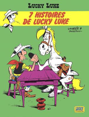 Couverture Lucky Luke, tome 42 : 7 histoires de Lucky Luke
