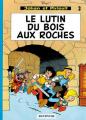 Couverture Johan et Pirlouit, tome 03 : Le lutin du bois aux roches Editions Dupuis 1986