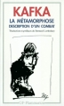 Couverture La Métamorphose, suivi de La description d'un Combat Editions Flammarion (GF) 2000