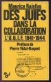 Couverture Des juifs dans la collaboration : L'U.G.I.F. 1941-1944 Editions EDI 1980