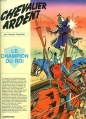 Couverture Chevalier Ardent, tome 14 : Le champion du roi Editions Casterman 1983