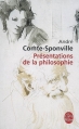 Couverture Présentations de la philosophie Editions Le Livre de Poche 2002