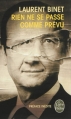 Couverture Rien ne se passe comme prévu Editions Le Livre de Poche 2013