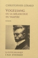 Couverture Vogelsang ou la mélancolie du vampire Editions L'âge d'Homme (La Petite Belgique) 2012