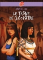 Couverture Le trône de Cléopâtre Editions Le Livre de Poche (Jeunesse) 2002