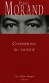 Couverture Champions du monde Editions Grasset (Les Cahiers Rouges) 2013