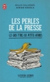 Couverture Les perles de la presse Editions J'ai Lu (Humour) 2013