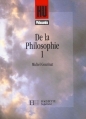 Couverture De la Philosophie, tome 1 Editions Hachette (Supérieur) 2010