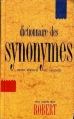 Couverture Dictionnaire des synonymes Editions France Loisirs (Les usuels du Robert) 1996