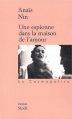 Couverture Une espionne dans la maison de l'amour Editions Stock (La Cosmopolite) 2003