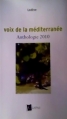 Couverture Voix de la Méditerranée 2010 Editions Clapàs 2010