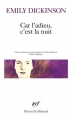 Couverture Car l'adieu, c'est la nuit Editions Gallimard  (Poésie) 2007