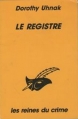 Couverture Le Registre Editions Librairie des  Champs-Elysées  (Le masque) 1992