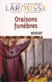 Couverture Oraisons funèbres Editions Larousse (Petits classiques) 2004