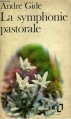 Couverture La symphonie pastorale Editions Folio  1972