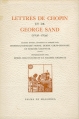Couverture Lettres de Chopin et de George Sand Editions La Cartoixa 1969