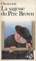 Couverture La sagesse du Père Brown Editions Folio  1985