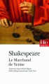 Couverture Le marchand de Venise Editions Folio  (Théâtre) 2011