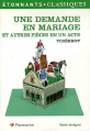 Couverture Une demande en mariage et autres pièces en un acte Editions Flammarion (GF - Étonnants classiques) 2006