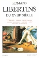 Couverture Romans Libertins du XVIIIème siècle Editions Robert Laffont (Bouquins) 2008