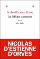 Couverture Les Fidélités successives Editions Albin Michel 2012