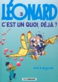 Couverture Léonard, tome 03 : Léonard, c'est un quoi, déjà ? Editions Le Lombard 2002