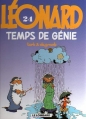 Couverture Léonard, tome 24 : Temps de génie Editions Le Lombard 2003