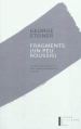 Couverture Fragments (un peu roussis) Editions Pierre Guillaume de Roux 2012