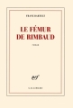 Couverture Le Fémur de Rimbaud Editions Gallimard  (Blanche) 2013