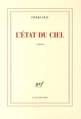 Couverture L’État du ciel Editions Gallimard  (Blanche) 2013