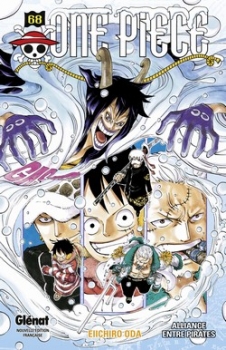 Couverture One Piece, tome 068 : Alliance entre pirates