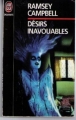 Couverture Désirs Inavouables Editions J'ai Lu (Epouvante) 1996