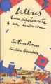 Couverture Lettres d'une adolescente  à un écrivain Editions Hachette 1995