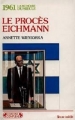 Couverture Le procès Eichmann Editions Complexe 1999