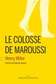 Couverture Le Colosse de Maroussi Editions Buchet / Chastel 2013
