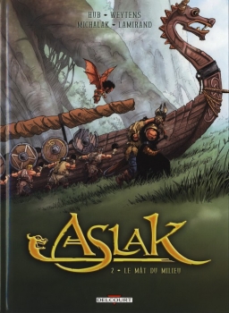 Couverture Aslak, tome 2 : Le Mât du milieu