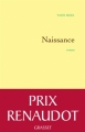 Couverture Naissance Editions Grasset 2013