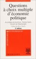 Couverture Questions à choix multiple d'économie politique Editions de Boeck 2001