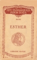 Couverture Esther Editions Hatier 1929